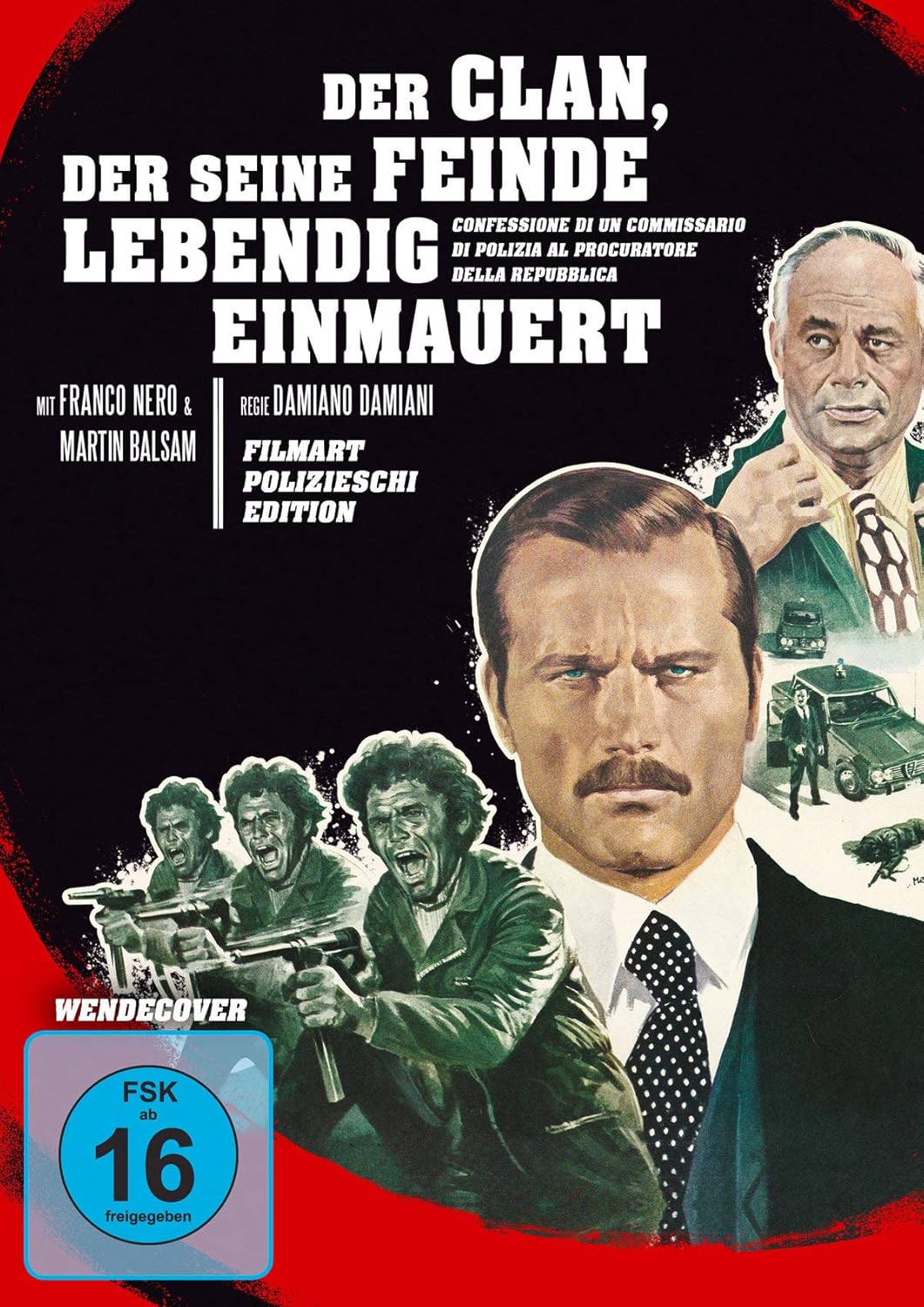 Der Clan, Der Seine Feinde Lebendig Einmauert (AKA Confessions of a Police Captain, Limited Edition PAL DVD) USED