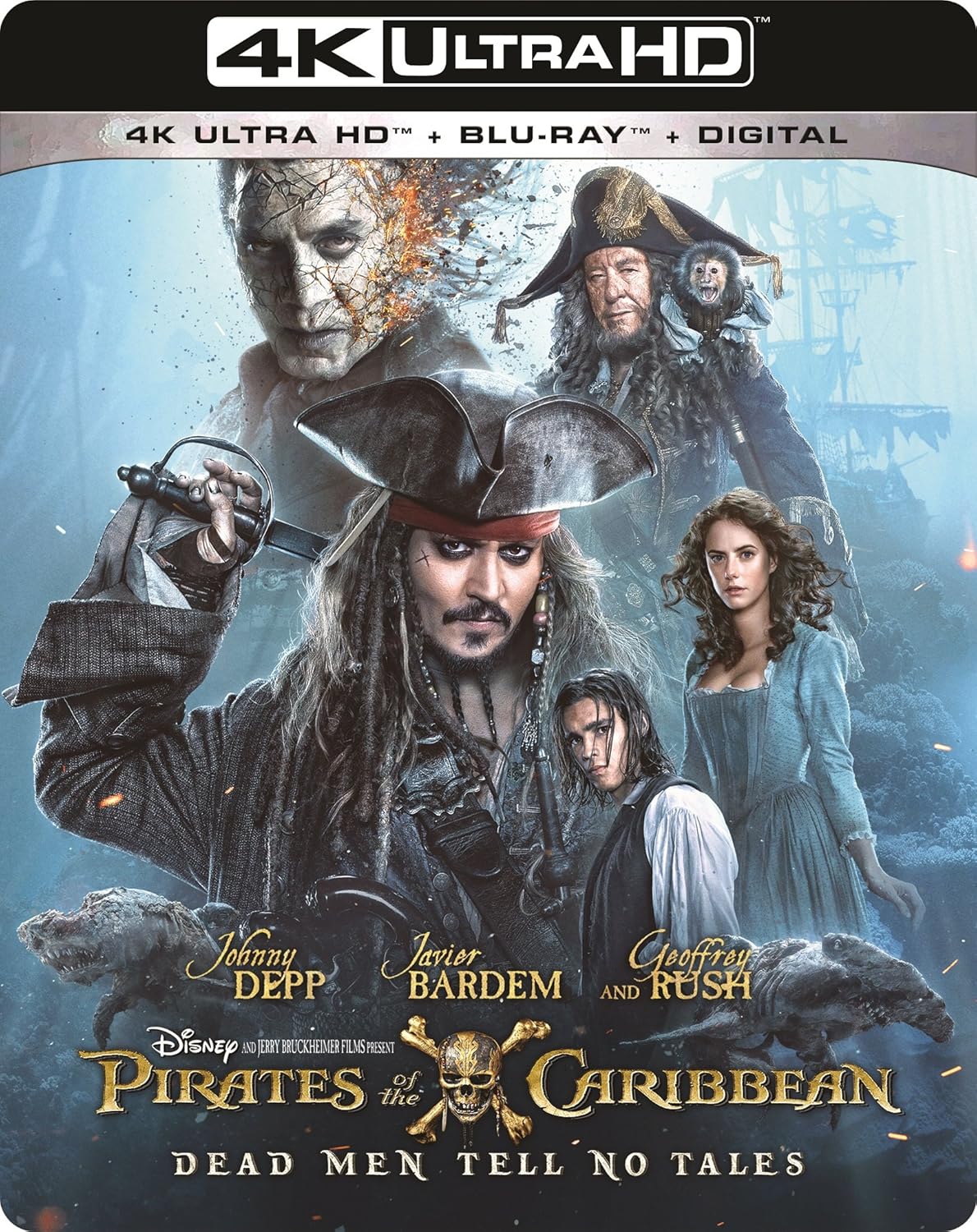 Pirates Of The Caribbean: Dead Men Tell No Tales (4K UHD) USED
