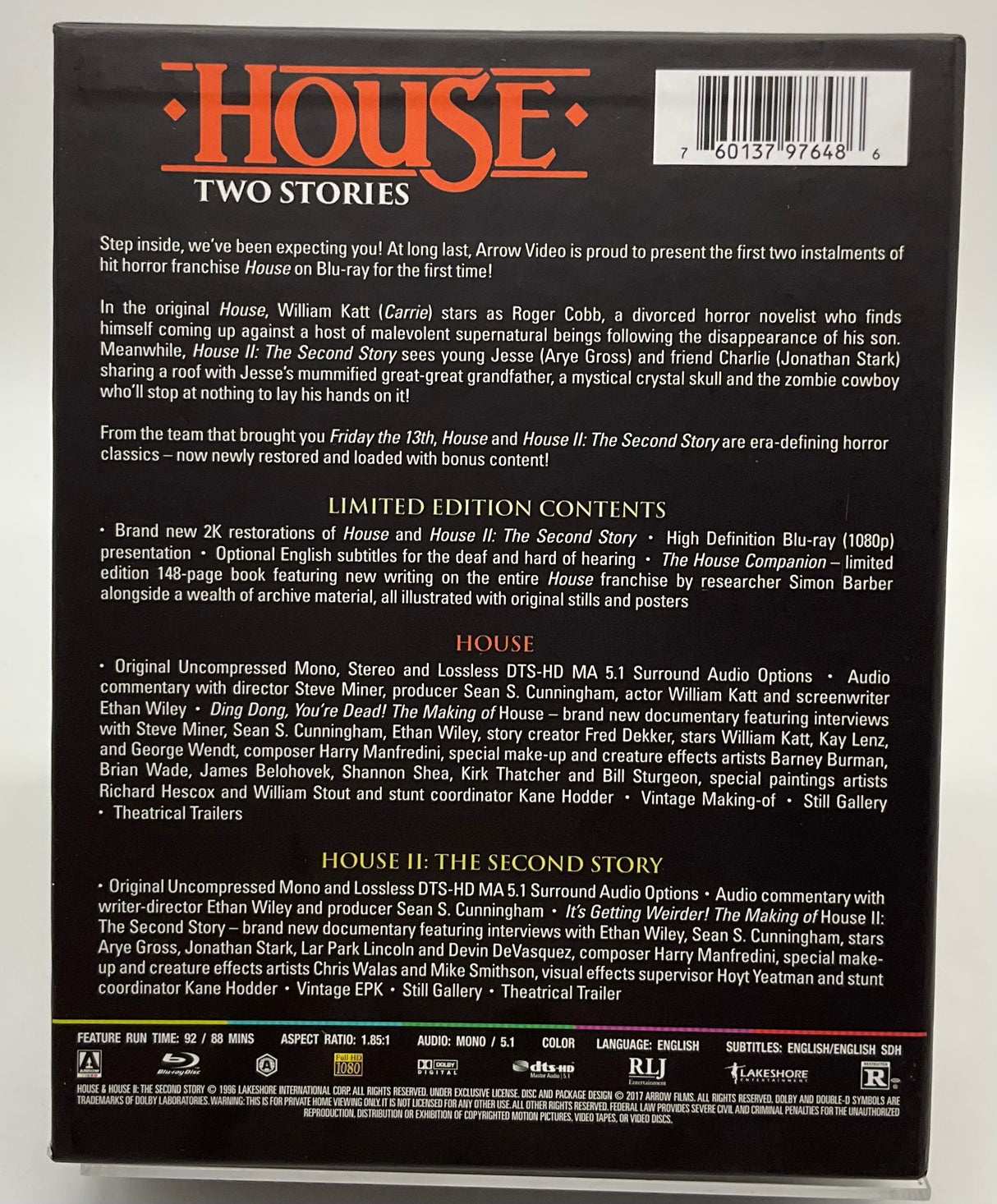 House: Two Stories (Limited Edition) USED
