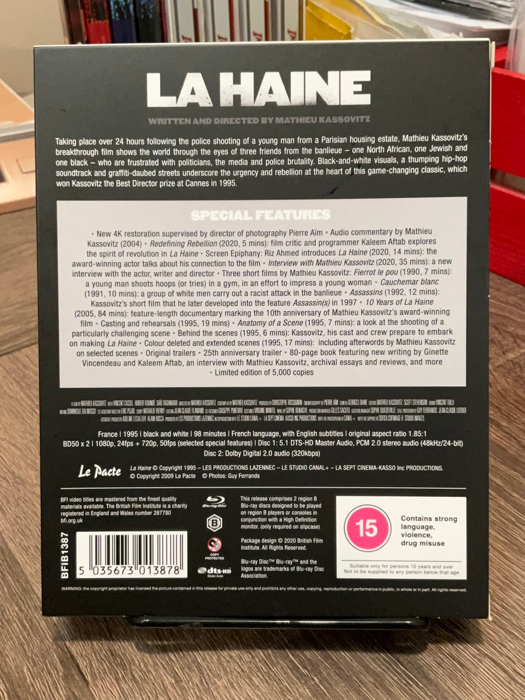 La Haine 5th Anniversary Edition (REGION B) USED