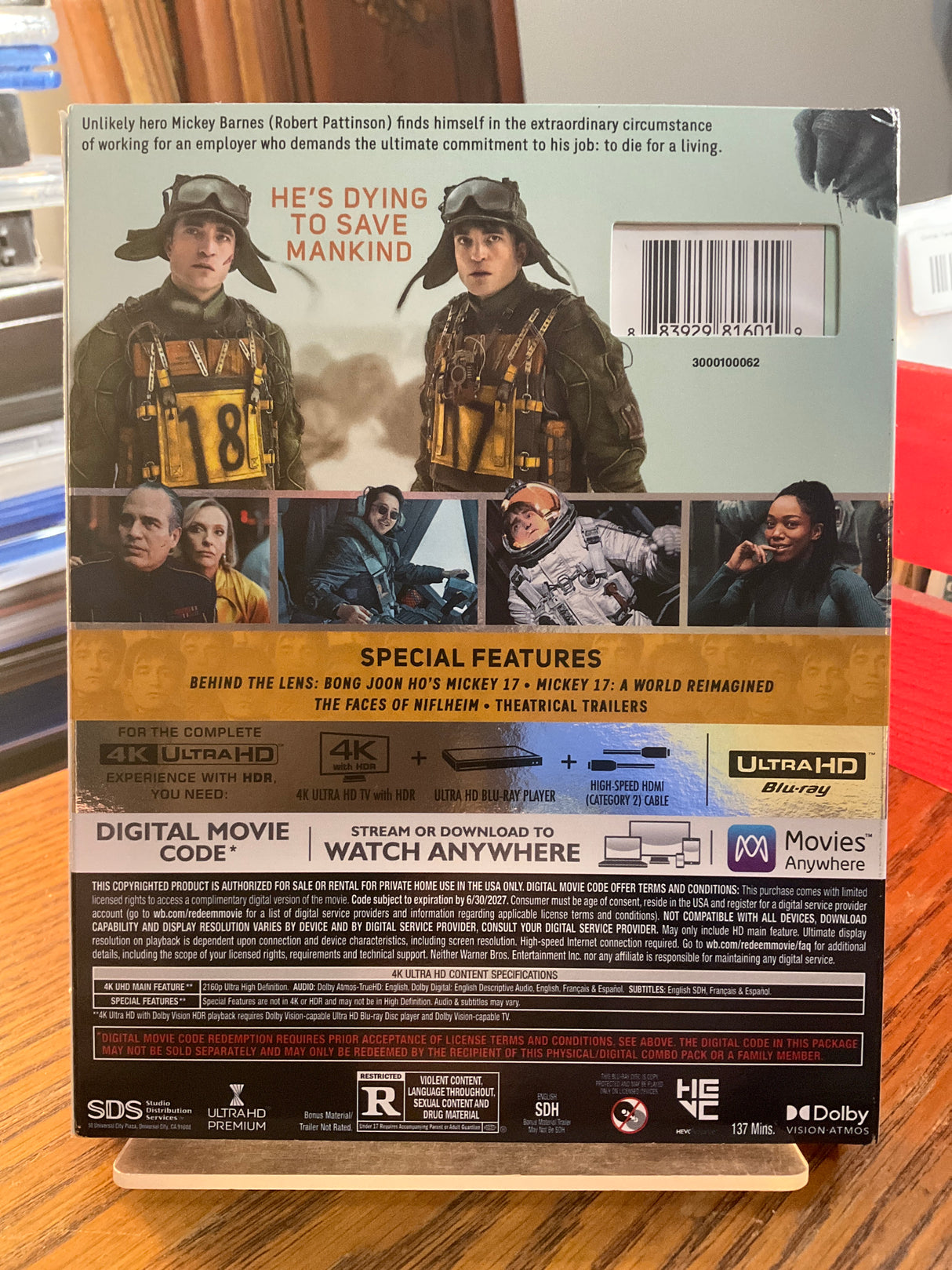 Mickey 17 (4K UHD) w/SLIP USED