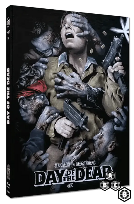 Day of the Dead (4K UHD, Cinestrange Limited Edition Padded Mediabook, Region Free/B) Cover A - New 4K UHD