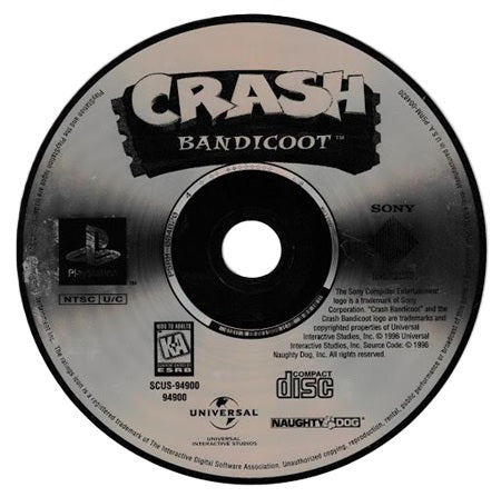 Crash Bandicoot [Greatest Hits] Playstation 1 LOOSE