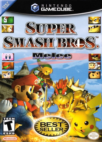 Super Smash Bros Melee Nintendo Gamecube USED
