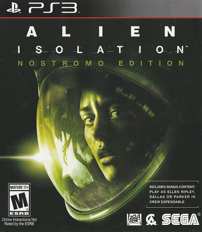 <BOGO> Alien: Isolation [Nostromo Edition] Playstation 3 USED
