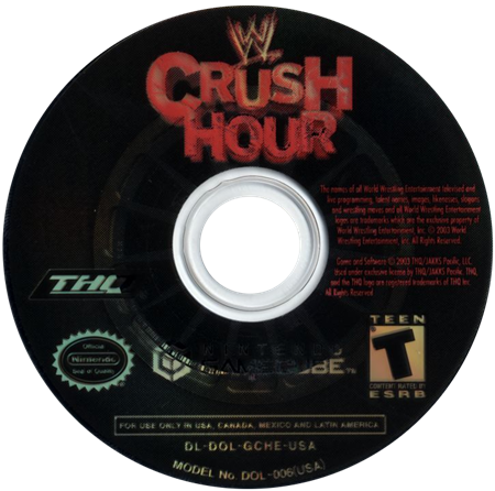 WWE Crush Hour Nintendo Gamecube LOOSE
