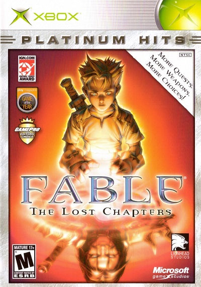 Fable The Lost Chapters [Platinum Hits] XBOX Original USED