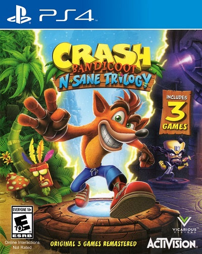 Crash Bandicoot N. Sane Trilogy Playstation 4 USED