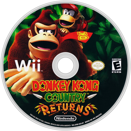 Donkey Kong Country Returns Nintendo Wii LOOSE