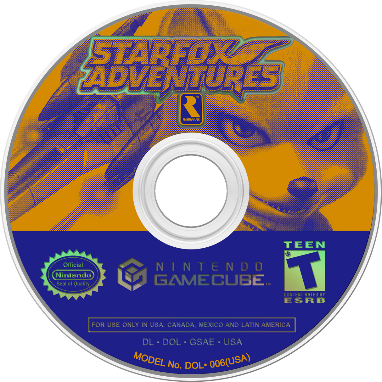 Starfox Adventures Nintendo Gamecube LOOSE