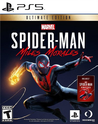 Spider-Man: Miles Morales Ultimate Launch Edition Playstation 5 USED *SEE NOTE*