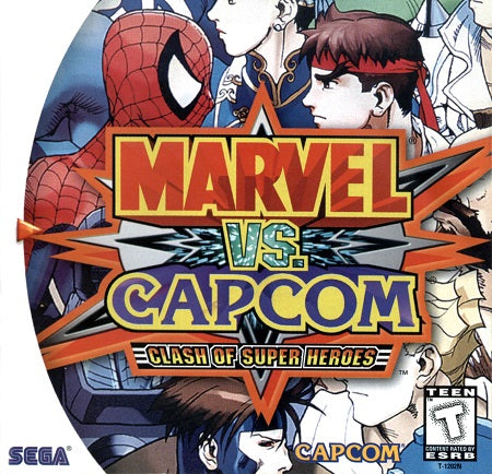 Marvel vs Capcom [Sega All Stars] [DAMAGED] Sega Dreamcast USED
