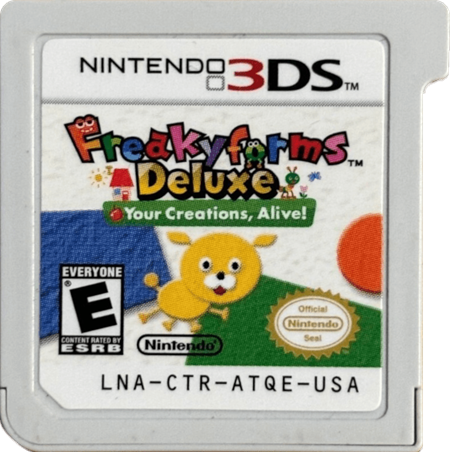 Freakyforms Deluxe Your Creations Alive Nintendo 3DS LOOSE