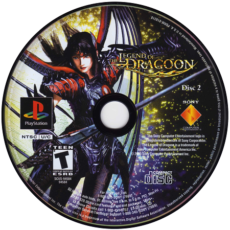 The Legend of Dragoon [Greatest Hits] Playstation 1 LOOSE