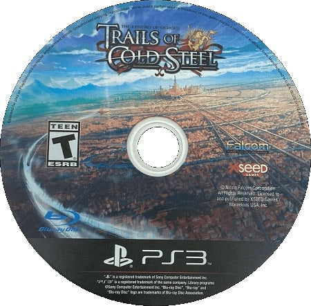 Legend Of Heroes: Trails Of Cold Steel Playstation 3 LOOSE