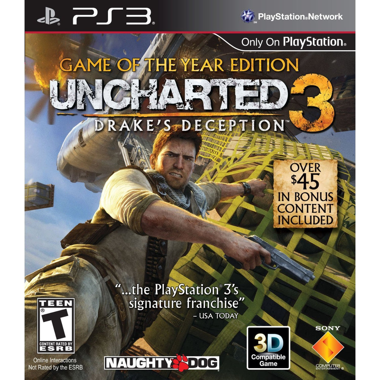Uncharted 3: Drake's Deception [Game of the Year] Playstation 3 USED