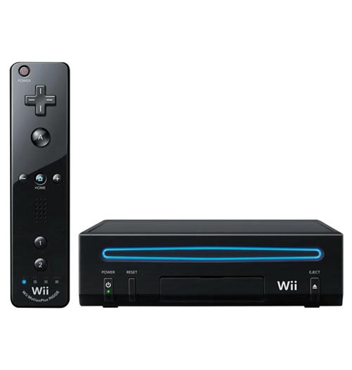 Nintendo Wii Console - Black <NO GAMECUBE> LOOSE