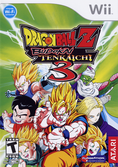 Dragon Ball Z Budokai Tenkaichi 3 [NO MANUAL] Nintendo Wii USED
