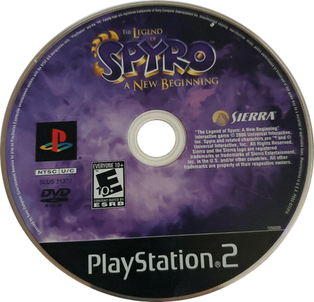 Legend of Spyro A New Beginning Playstation 2 LOOSE