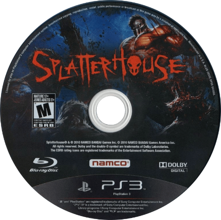 Splatterhouse Playstation 3 LOOSE