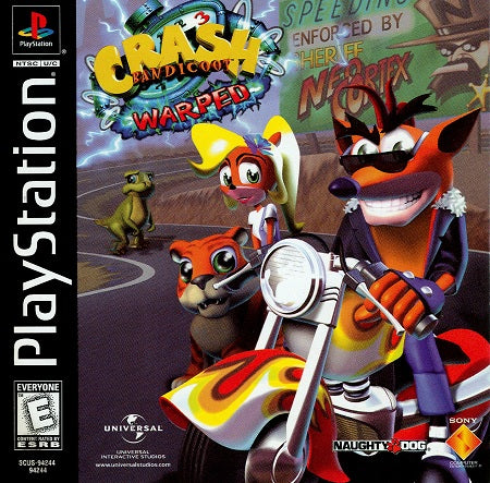 Crash Bandicoot Warped Playstation 1 USED