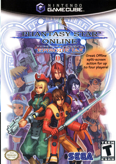 Phantasy Star Online Episode I & II Nintendo Gamecube USED