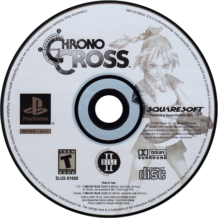 Chrono Cross [Black Label] Playstation 1 LOOSE