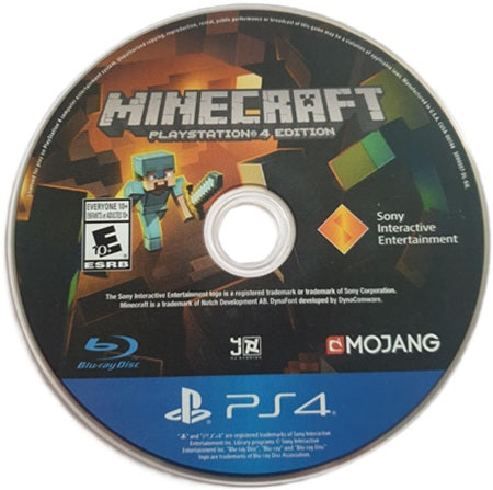 Minecraft Playstation 4 LOOSE