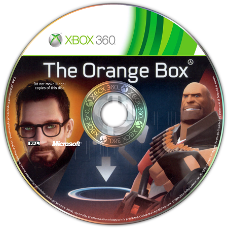 Orange Box XBOX 360 LOOSE