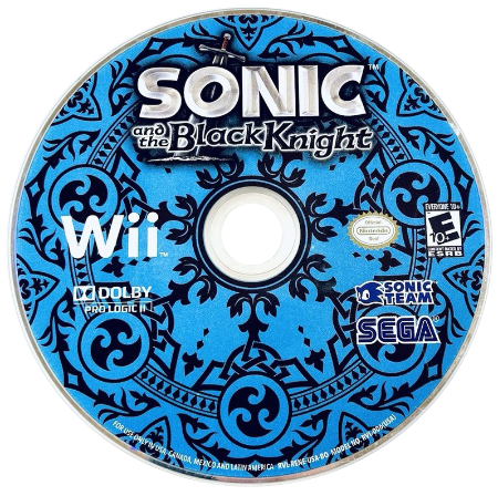 Sonic and the Black Knight Nintendo Wii LOOSE