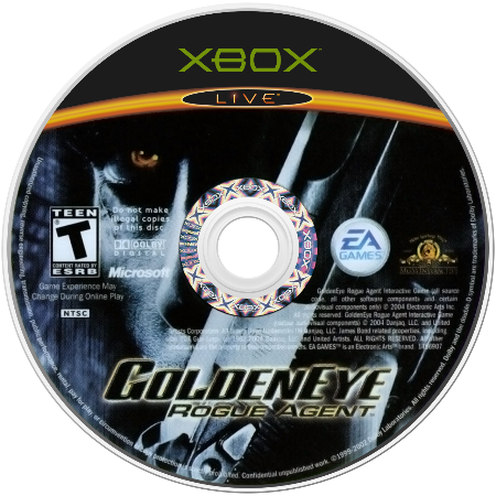 GoldenEye Rogue Agent XBOX Original LOOSE