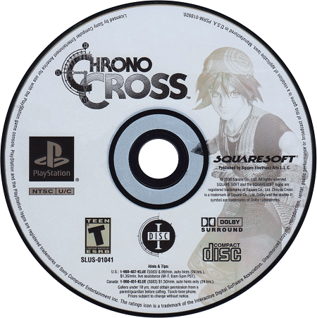 Chrono Cross [Black Label] Playstation 1 LOOSE