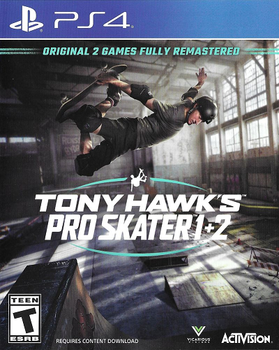 Tony Hawk's Pro Skater 1 and 2 Playstation 4 USED