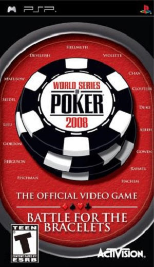 World Series of Poker 2008 PSP USED