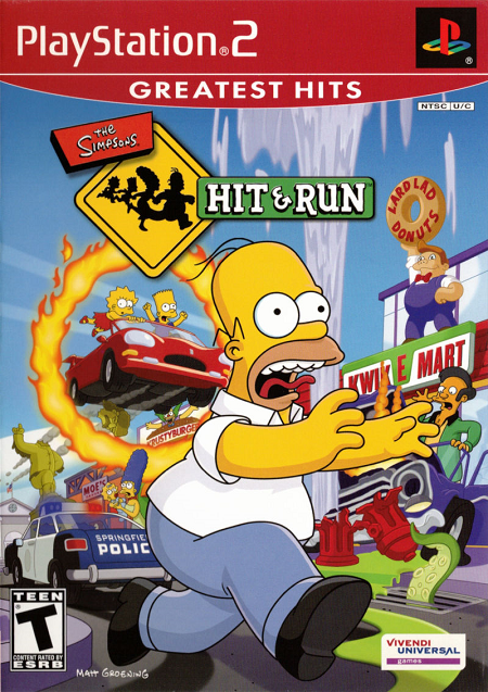 The Simpsons Hit & Run [Greatest Hits] Playstation 2 USED
