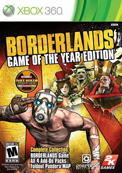 Borderlands [Game of the Year] XBOX 360 USED