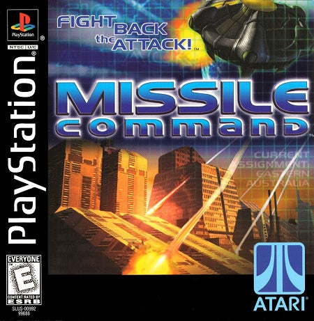 Missle Command Playstation 1 USED