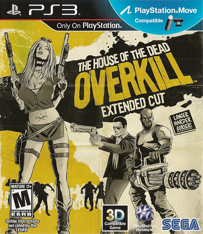 The House of the Dead Overkill Extended Cut Playstation 3 USED