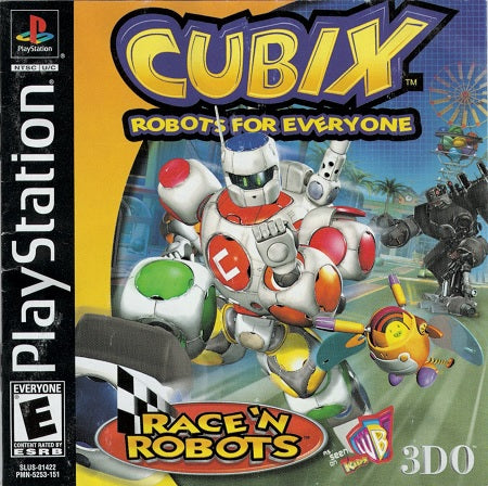 Cubix Robots for Everyone Race N Robots Playstation 1 USED