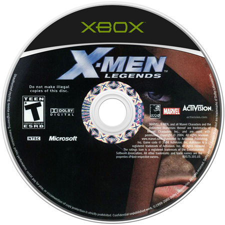 X-Men Legends XBOX Original LOOSE