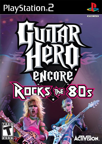 Guitar Hero Encore Rocks the 80s Playstation 2 USED