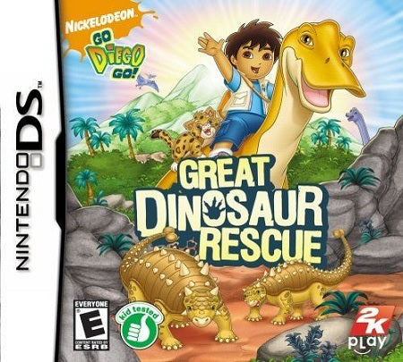 Go, Diego, Go: Great Dinosaur Rescue Nintendo DS USED