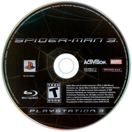 Spiderman 3 Playstation 3 LOOSE