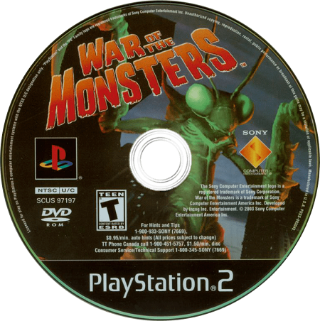 War of the Monsters Playstation 2 LOOSE