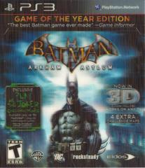 Batman: Arkham Asylum [Game of the Year] Playstation 3 USED