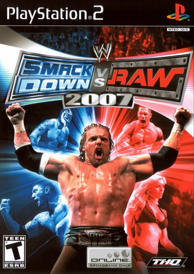 WWE Smackdown vs Raw 2007 Playstation 2 USED
