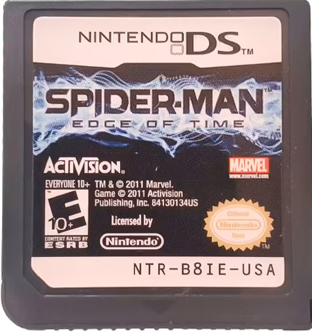 Spiderman: Edge of Time Nintendo DS LOOSE