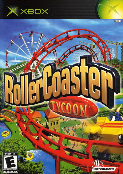 Roller Coaster Tycoon XBOX Original USED