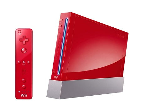 Nintendo Wii Console - Red LOOSE