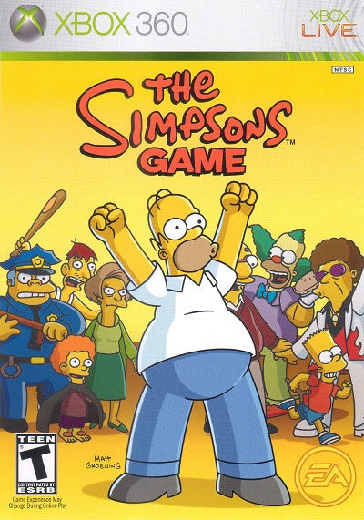 The Simpsons Game XBOX 360 USED